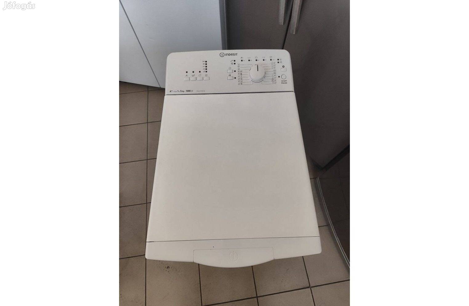 Felújított Indesit Itwa 51052W Felültöltős Mosógép [Hfv649] 6 hó gari